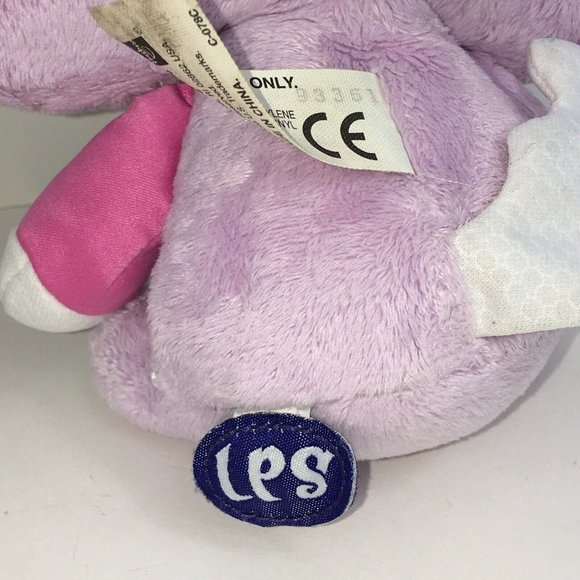 Littlest Pet Shop Plush Wackiest Dog Purple Pink Stuffed Animal Hasbro Big Eyes - Picture 6 of 12